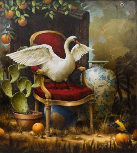 Kevin Sloan (American, b. 1958) King of the World