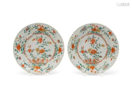 A Pair of Chinese Famille Verte BowlsÂ