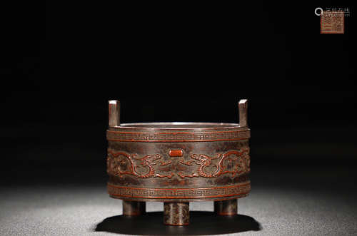 BRONZE TRIPOD DING CENSER