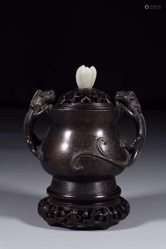 XUANDE MARK BRONZE CENSER