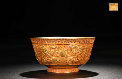 GILT BRONZE BOWL