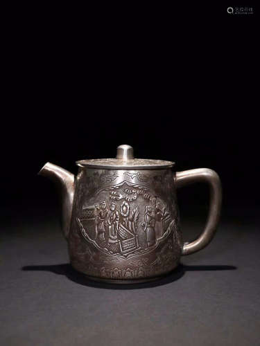 STERLING SILVER TEAPOT