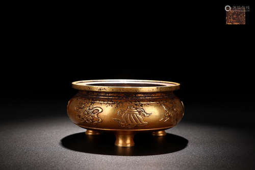 GILT BRONZE BABAO CENSER