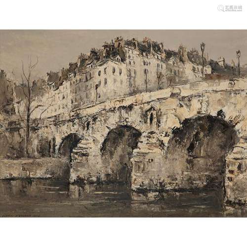 ISAMU HIRAKAWA (NE EN 1921) LE PONT NEUF