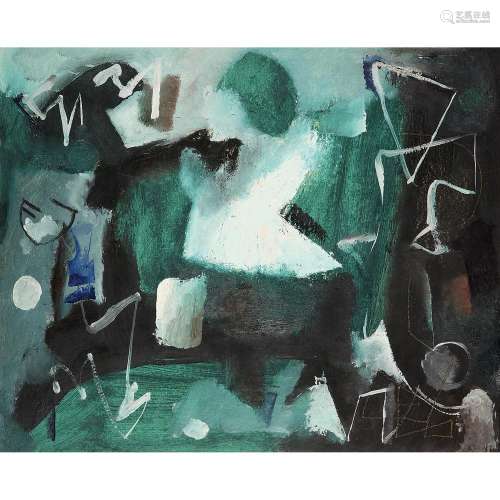 JULES-YOULA CHAPOVAL (1919-1951) COMPOSITION, VERS 1949