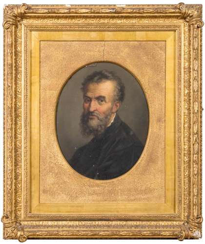 Leopold Dumini [19th Century] - Portrait of a scholar,