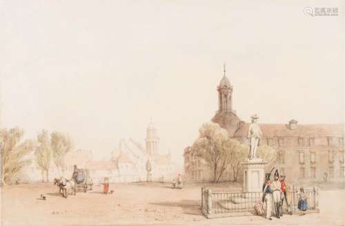 Alfred Gomersal Vickers [1810-1837]- Wilhelmplatz, Berlin,