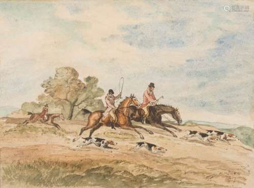 Henry Alken [1785-1851]- The Chase; The Kill,:- two, signed and dated 1817 watercolours,