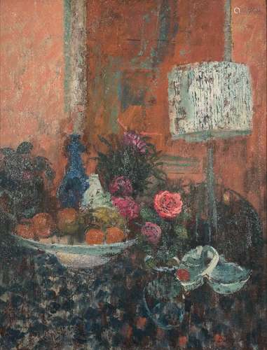 * Lionel Bulmer [1919-1992]- Rose Still Life,