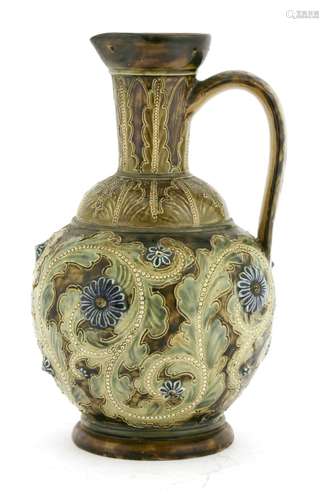 A Doulton Lambeth stoneware ewer,