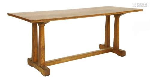 An Heal's oak refectory table,