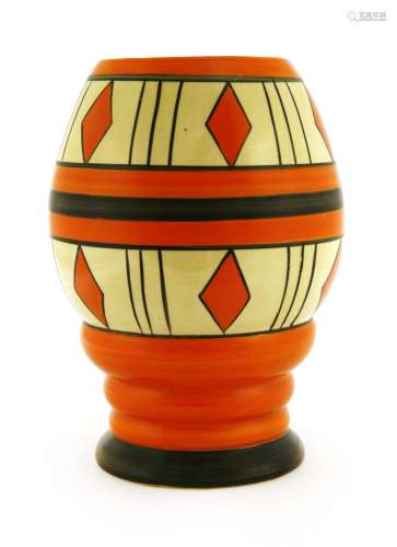 A Clarice Cliff vase,