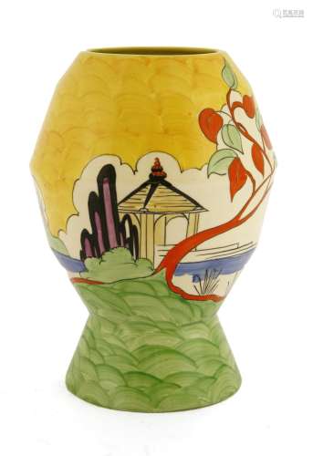 A Clarice Cliff 'Japan' vase,