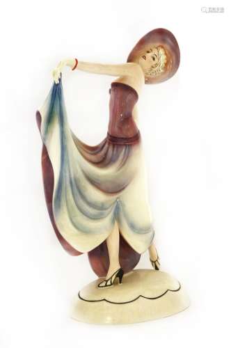 A Katzhütte figure of a lady,