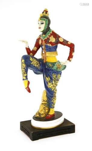A Rosenthal figure of a Korean dancer,