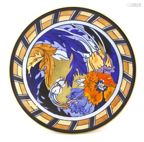 A Charlotte Rhead 'Poppy' charger,