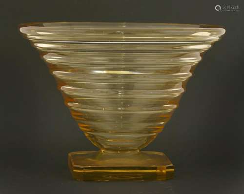 A Daum glass bowl,