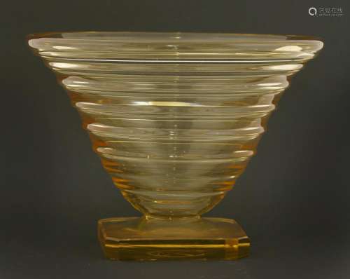 A Daum glass bowl,