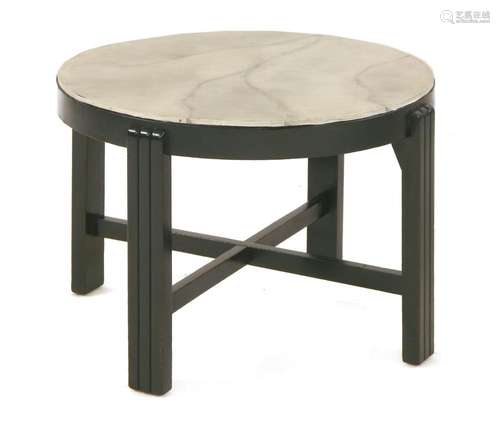 An Art Deco coffee table,