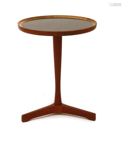 A Danish teak side table,