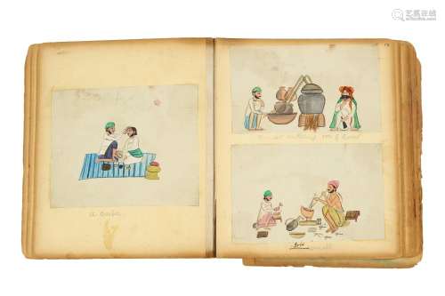 A PUNJABI PROVINCIAL ALBUM WITH FORTY ILLUSTRATIONS