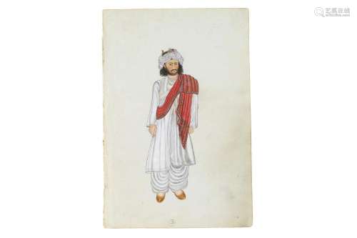 A LOOSE FOLIO FROM A SKETCHES ALBUM BASED ON THE FRASER ARTIST'S WORK A PORTRAIT OF OZMAN GHUNEE