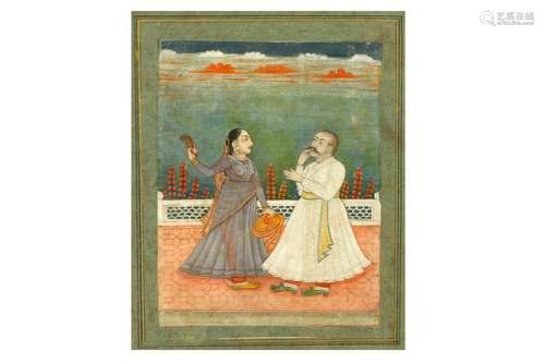 PRINCE MIRZA PUTTOO WITH A FEMALE COMPANION