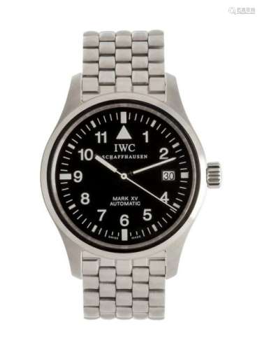 IWC, Stainless Steel 'Mark XV' Wristwatch