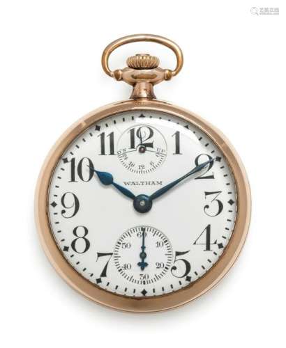 Waltham, G.F. Open Face 'Vanguard' Pocket Watch with