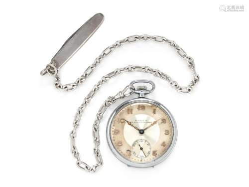 Rolex Watch Co. Ltd., Steel Open Face Pocket Watch