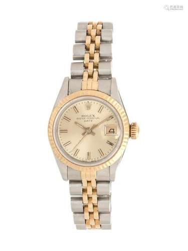 Rolex, Stainless Steel and 18K Yellow Gold Ref. 69173