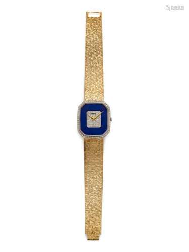 Piaget, 18K Yellow Gold, Diamond and Lapis Lazuli Ref.
