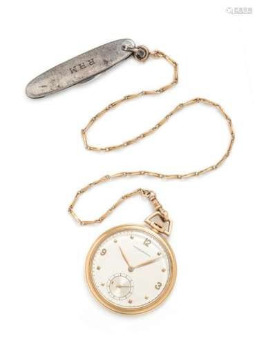 International, 14K Yellow Gold Open Face Pocket Watch