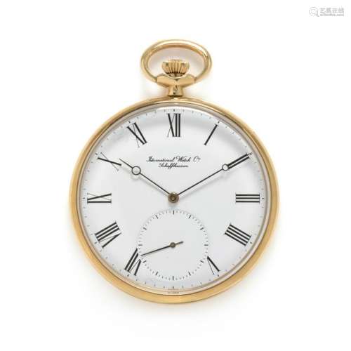 International Watch Co. Schaffhausen, 18K Yellow Gold