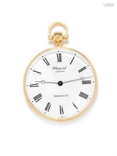 Chopard for Tiffany & Co., 18K Yellow Gold Open Face