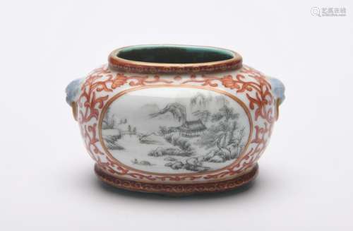 Chinese Period Of Republic Of China Su Cai'S Water Jar