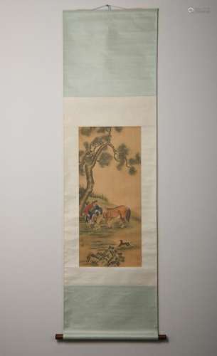 Chinese Song Dynasty Zhao Ziang'S Painting