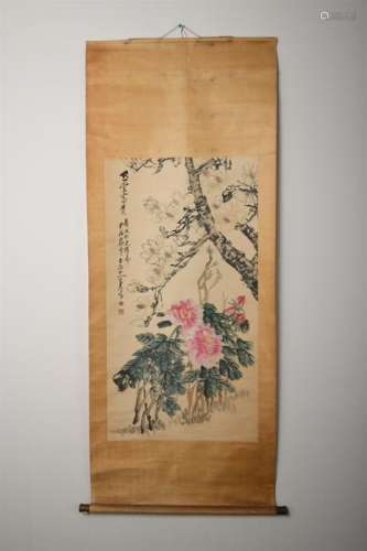 Chinese Qing Dynasty Wang Zhen'S Painting