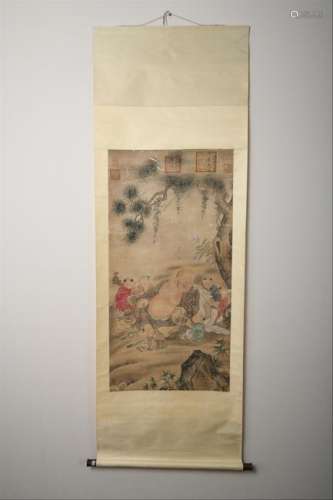Chinese Song Dynasty Song Huizong'S Painting