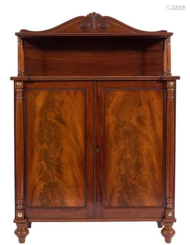 A late Regency mahogany chiffonier:,