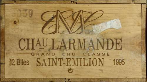 Château Larmande 1995. (12 bouteilles). Grand cru …