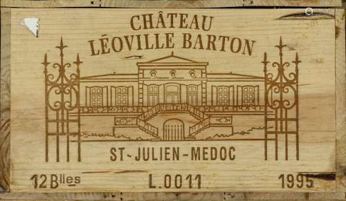 Château Léoville Barton 1995. (12 bouteilles). Deu…