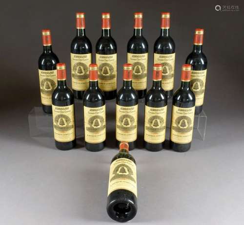 Château Angélus 1995. (12 bouteilles). Premier gra…