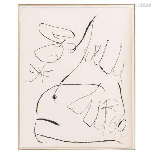 Joan Miro (French, 1893-1983)