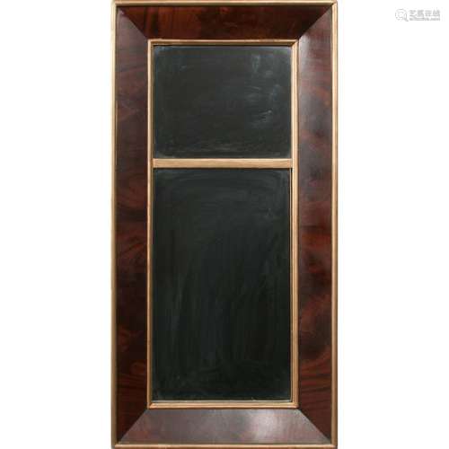 American Flame Grain Mahogany Federal-Style Mirror