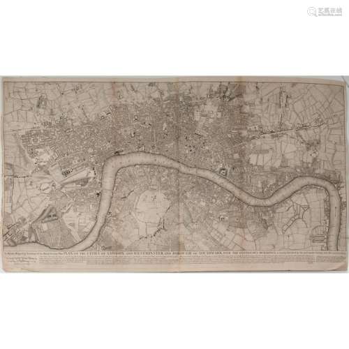 John Pine and John Tinney Plan of the Cities of London
