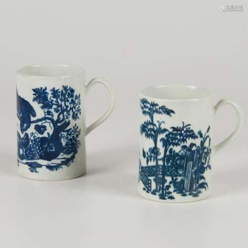 Worcester Blue and White Mugs