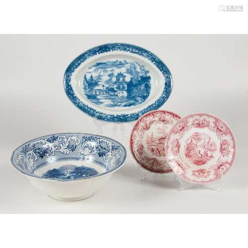 English Transferware Dishes