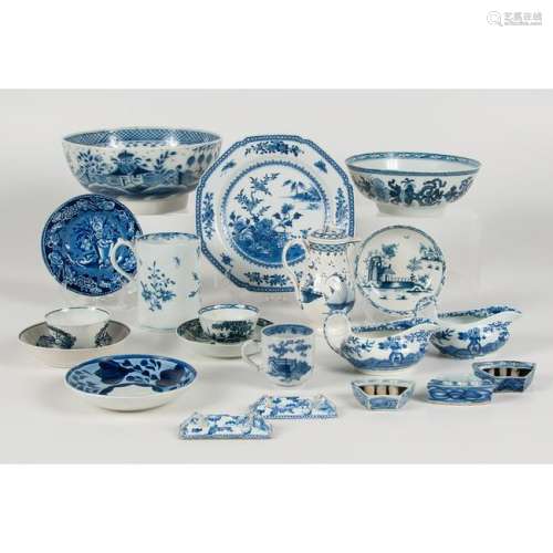 English Blue and White Porcelain, Late 18th-Early 19th