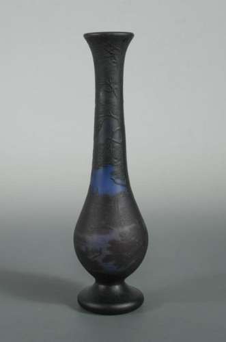A Loetz 'Richard' blue cameo glass vase,